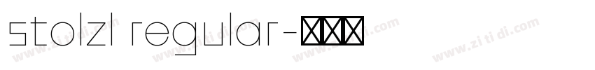 stolzl regular字体转换